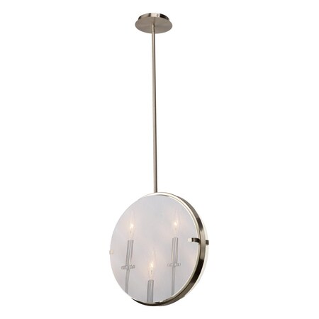 Artcraft Harbor Point 3 Light Satin Nickel Pendant AC10303SN